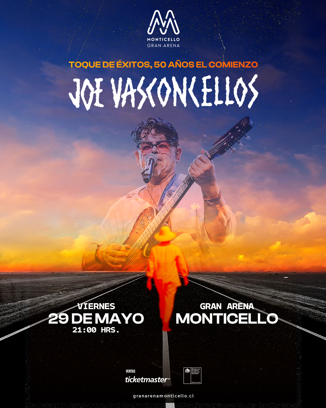 Joe Vasconcellos vuelve a Monticello con ''Toque''